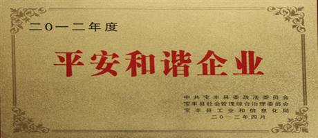 2012年度平安和諧企業